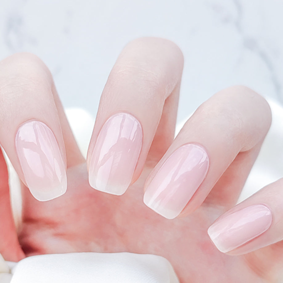 NATURAL GLOW - SEMI-CURED GEL NAIL STICKERS 20 STRIPS