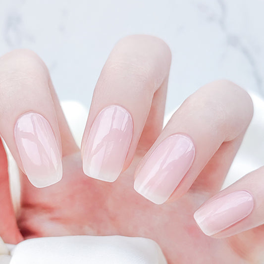 NATURAL GLOW - SEMI-CURED GEL NAIL STICKERS 20 STRIPS