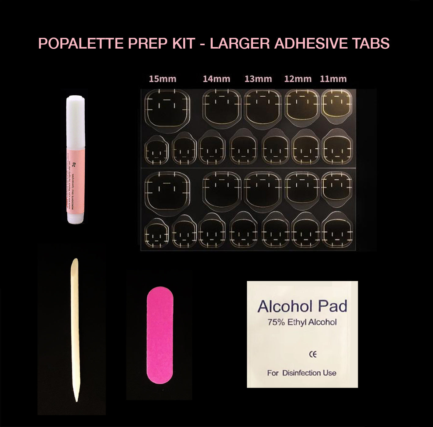 POPALETTE Press-On Nails 5 in 1 Prep Kit