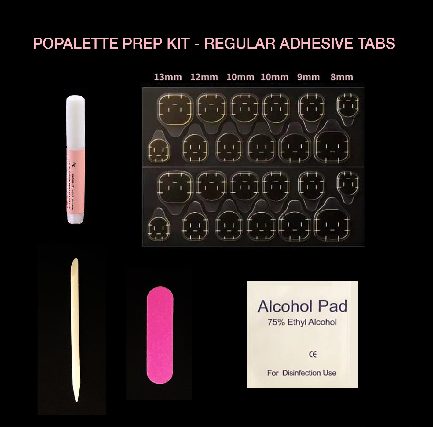 POPALETTE Press-On Nails 5 in 1 Prep Kit