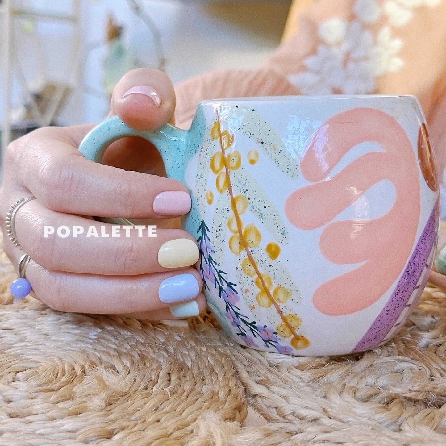 PASTEL RAINBOW - SEMI-CURED GEL NAIL STICKERS 20 STRIPS