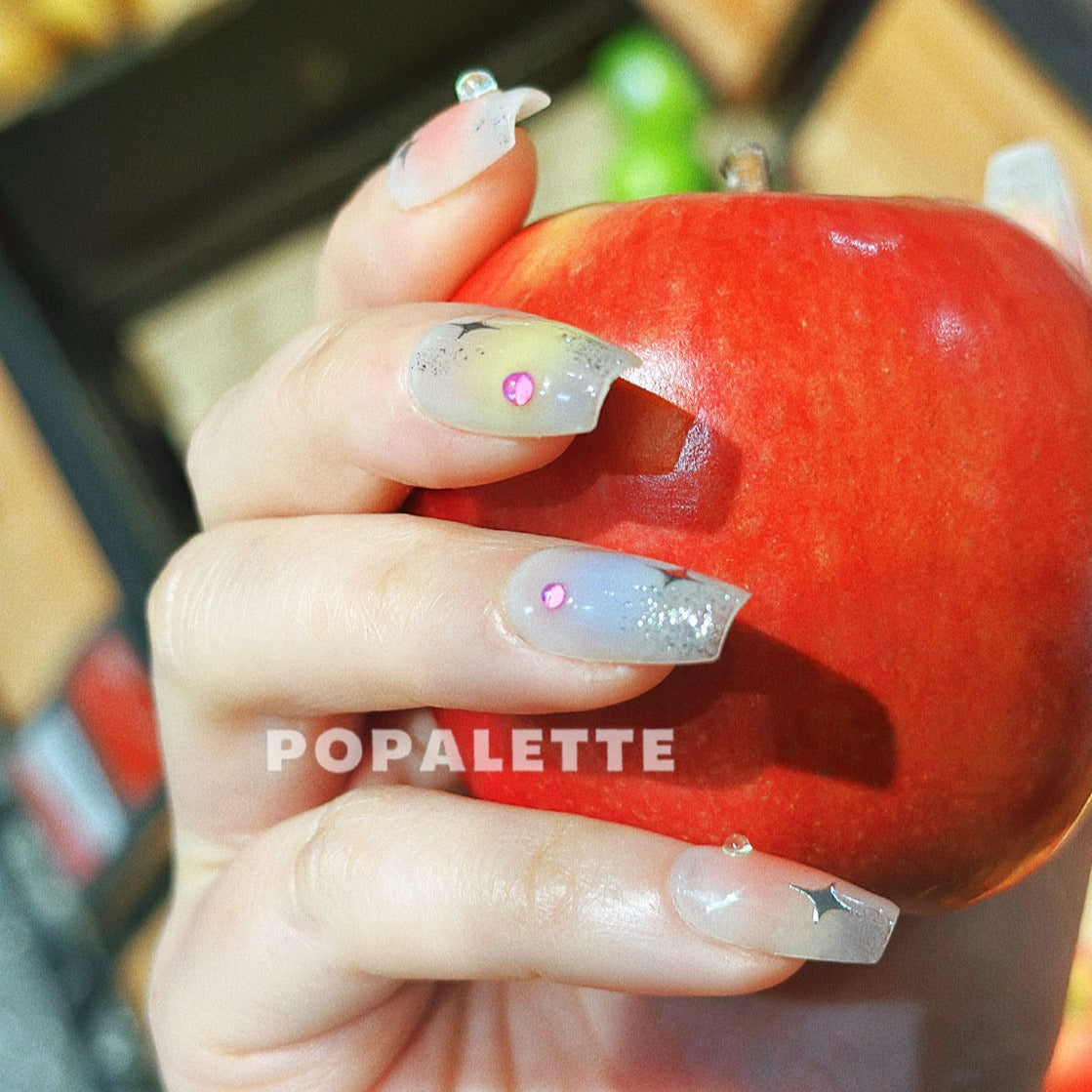 Spring Bubble Pop Handmade/Handpainted Press On Nails - POPALETTE